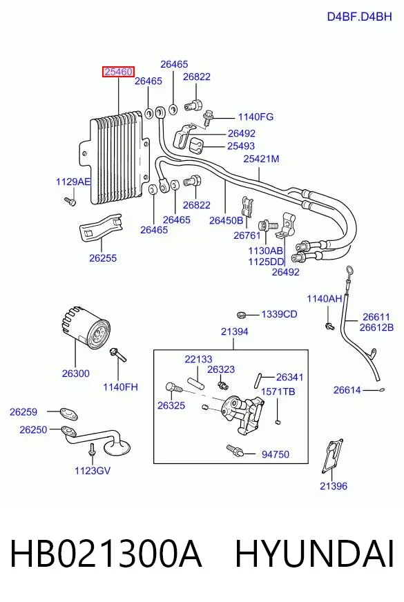  HB021300A Hyundai/Kia