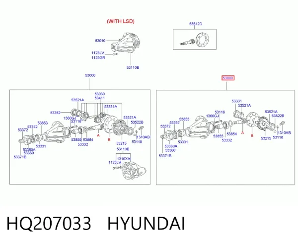 Grupo trasero Hyundai Galloper JK