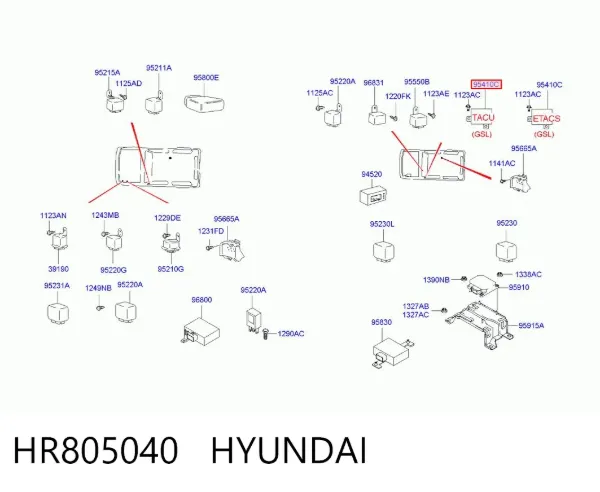  HR805040 Hyundai/Kia