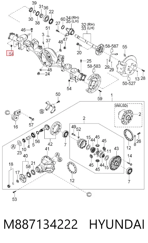  M887134222 Hyundai/Kia
