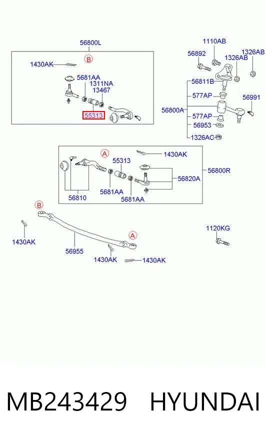  MB243429 Hyundai/Kia