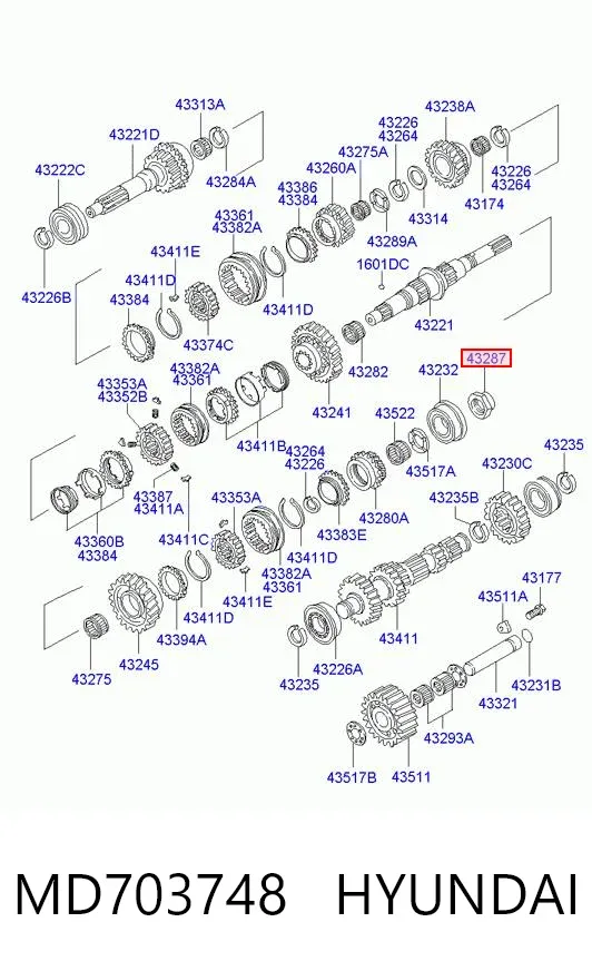  MD703748 Hyundai/Kia