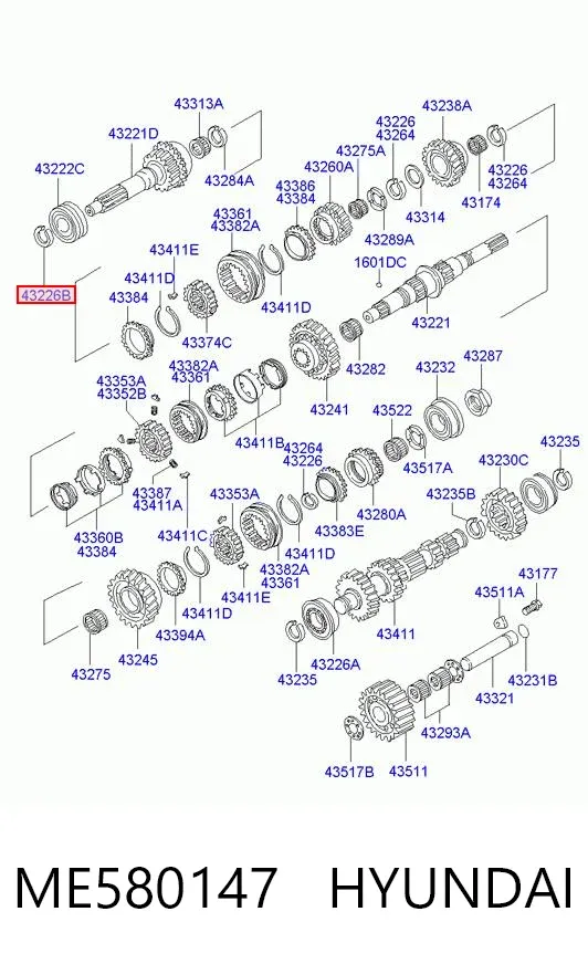  ME580147 Hyundai/Kia