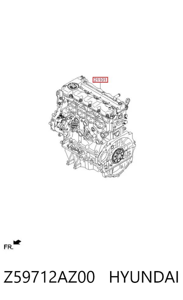 Motor completo Z59712AZ00 Hyundai/Kia
