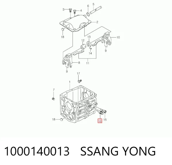 Sensor de marcha atrás SsangYong Korando 