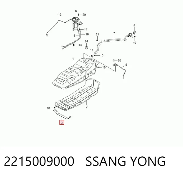  2215009000 Ssang Yong