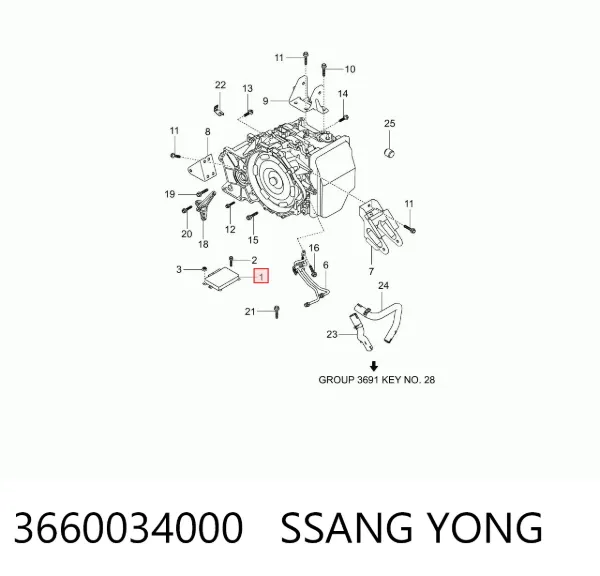  3660034000 Ssang Yong