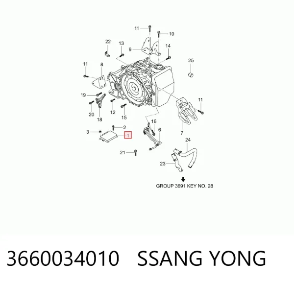  3660034010 Ssang Yong