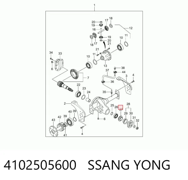  4102505600 Ssang Yong
