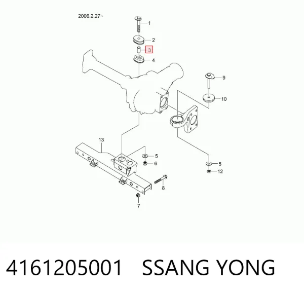  4161205001 Ssang Yong
