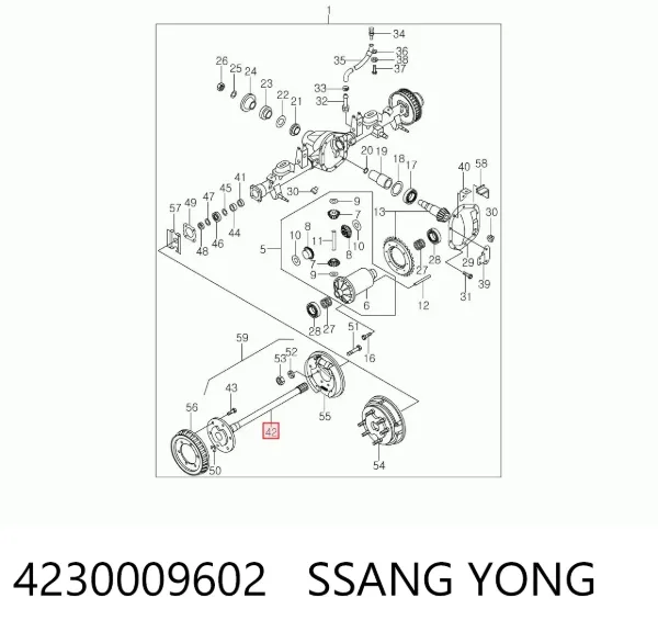  4230009602 Ssang Yong