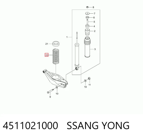 Muelle SsangYong Rodius 