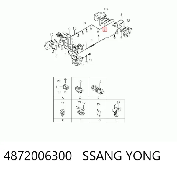  4872006300 Ssang Yong