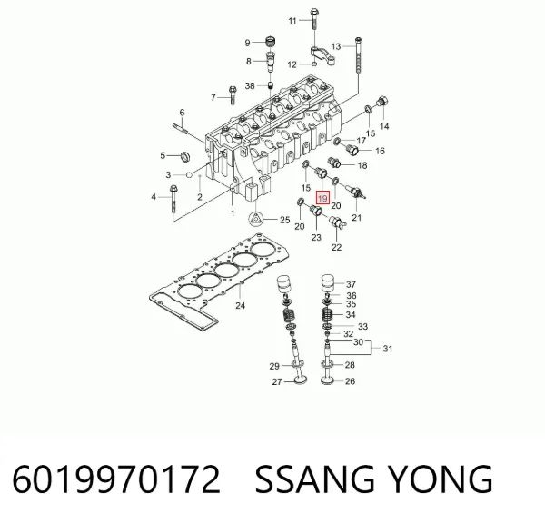  6019970172 Ssang Yong