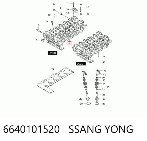 Culata SsangYong Actyon SPORTS