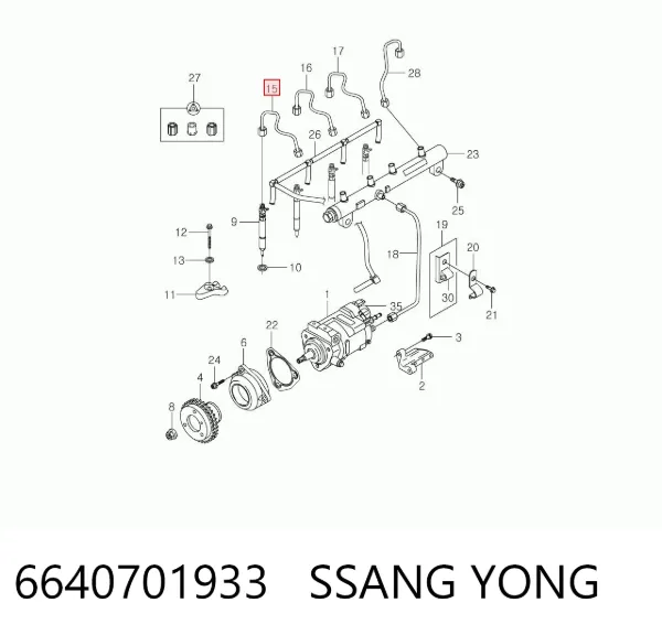  6640701933 Ssang Yong
