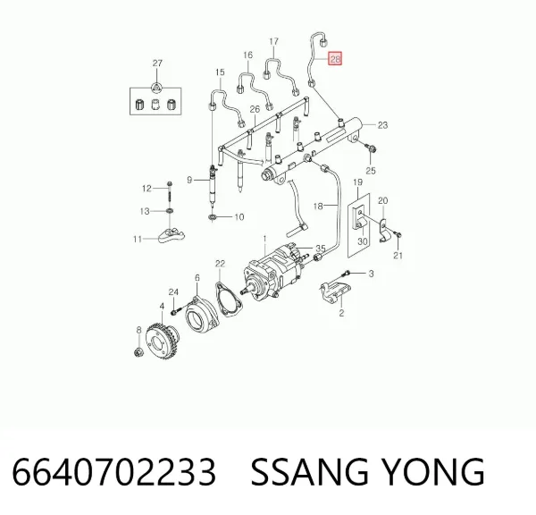  6640702233 Ssang Yong