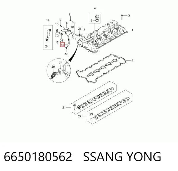  6650180562 Ssang Yong