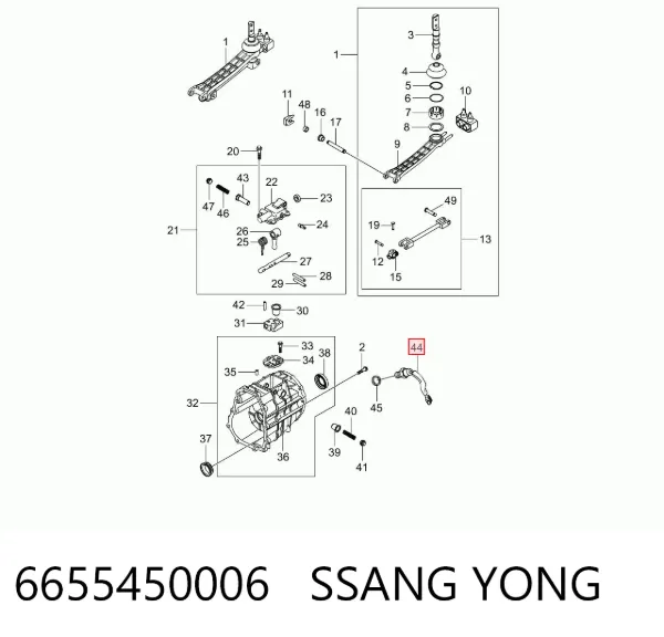 Sensor de marcha atrás SsangYong Actyon SPORTS