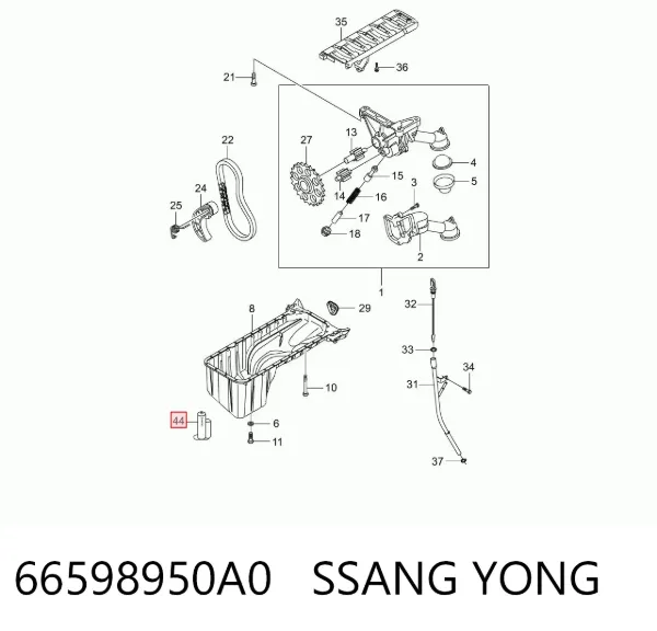  66598950A0 Ssang Yong