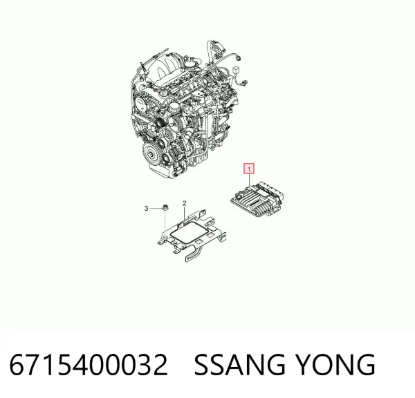 ECU 6715400032 Ssang Yong