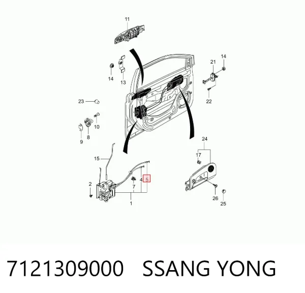  7121309000 Ssang Yong