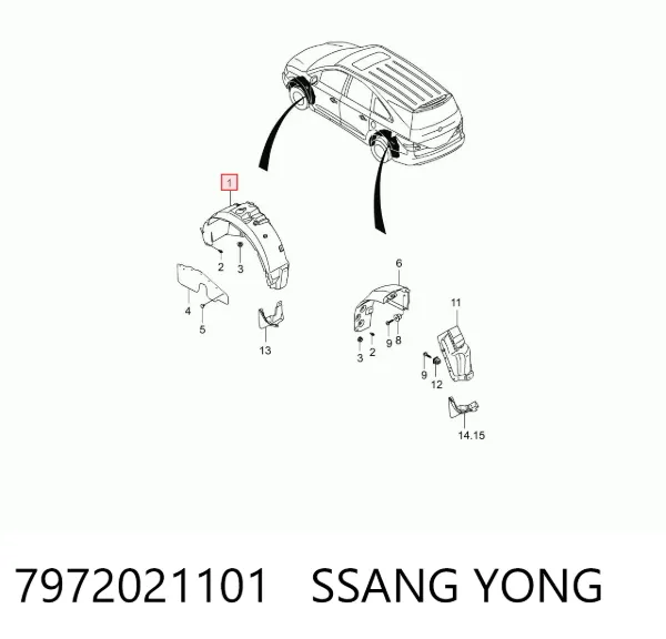 Paso rueda SsangYong Rodius 