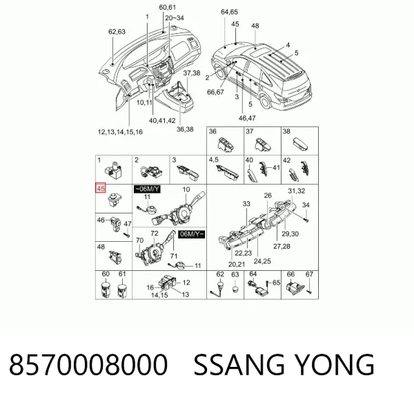  8570008000 Ssang Yong