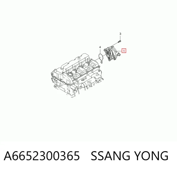 Bomba de vacío A6652300365 Ssang Yong