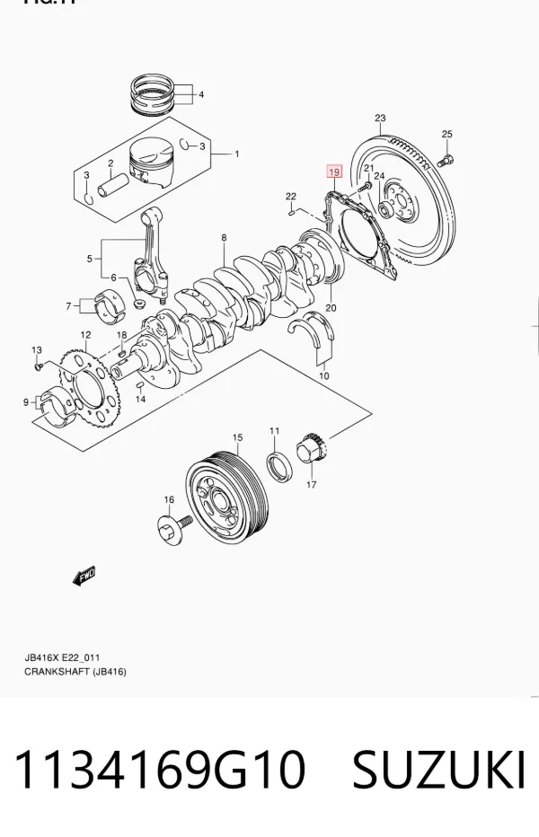  1134169G10 Suzuki