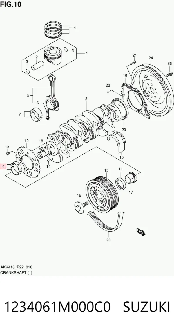  1234061M000C0 Suzuki