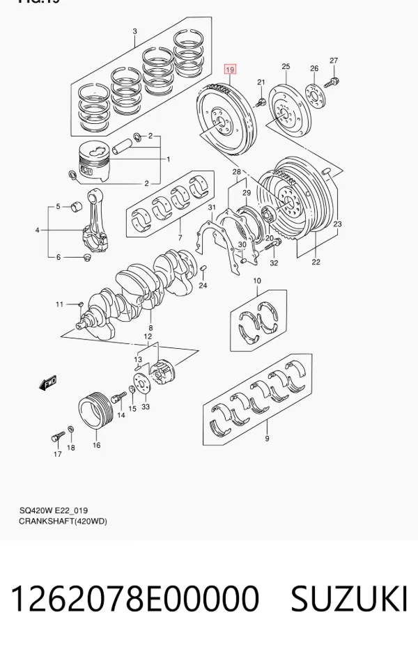  1262078E00000 Suzuki