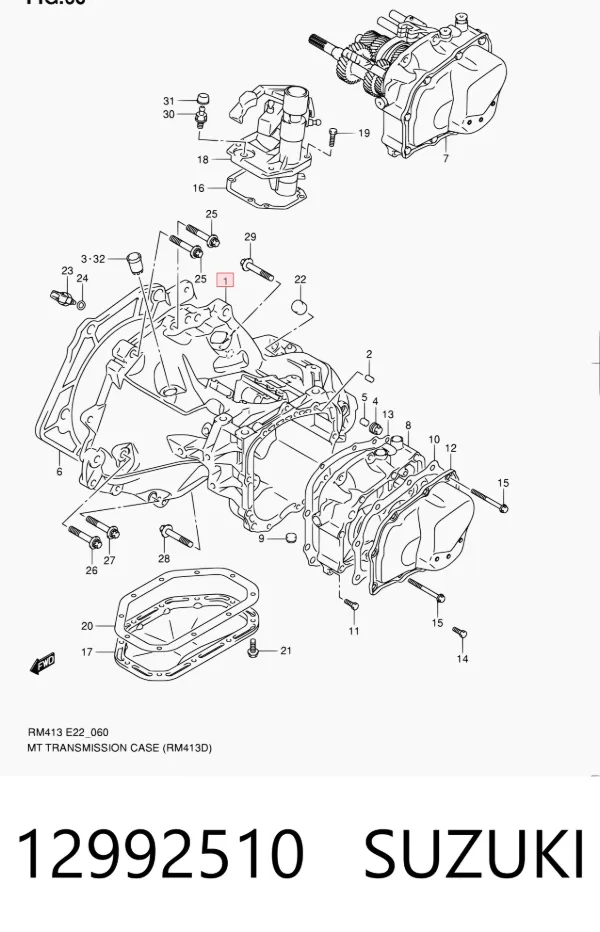 Caja de cambios 12992510 Suzuki