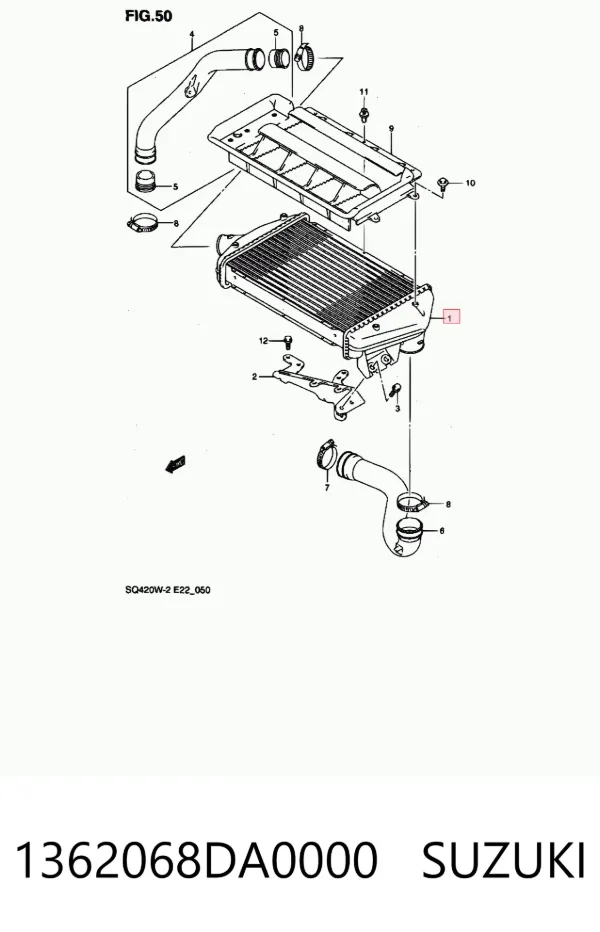 Intercooler Suzuki Grand Vitara FT, HT