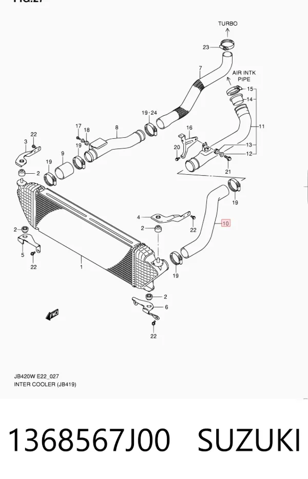  1368567J00 Suzuki