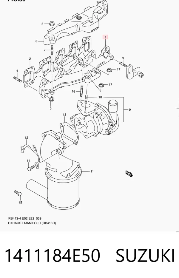  1411184E50 Suzuki