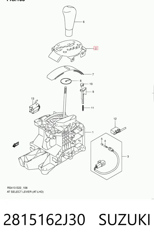  2815162J30 Suzuki