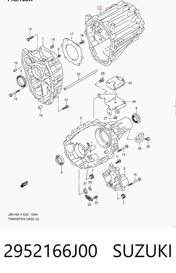 Caja de transferencia Suzuki Grand Vitara JB