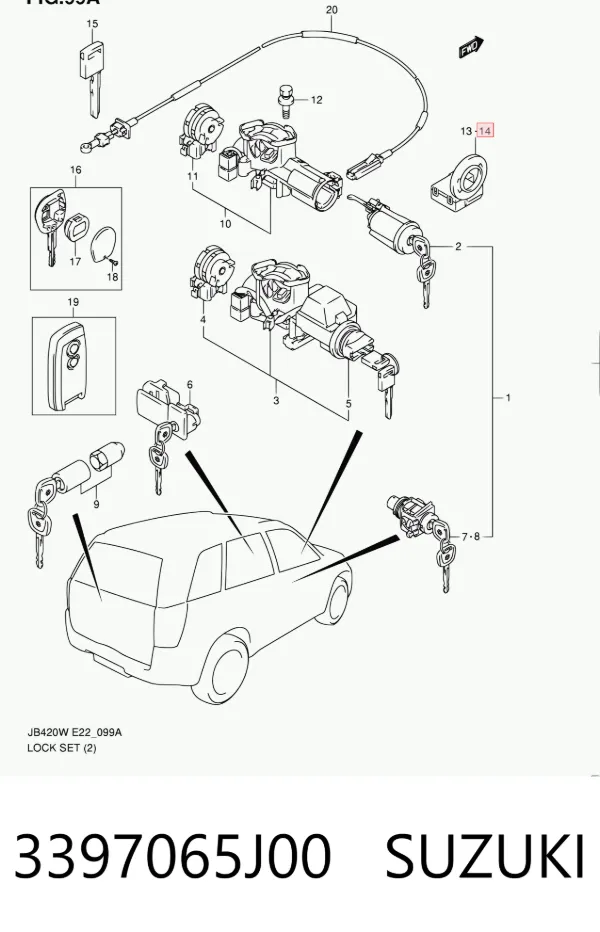  3397065J00 Suzuki