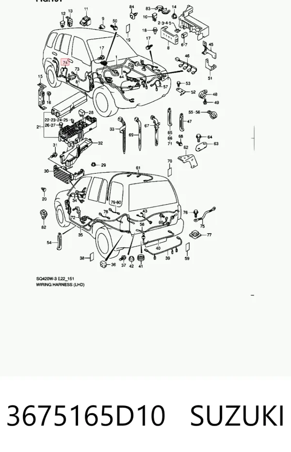  3675165D10 Suzuki