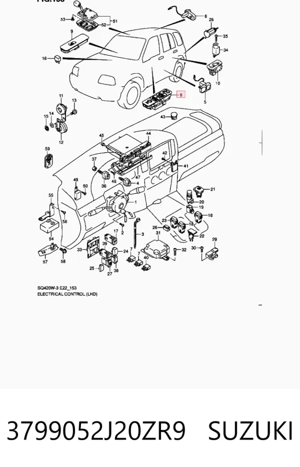  3799052J20ZR9 Suzuki