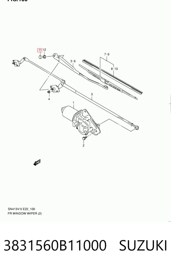  3831560B11000 Suzuki