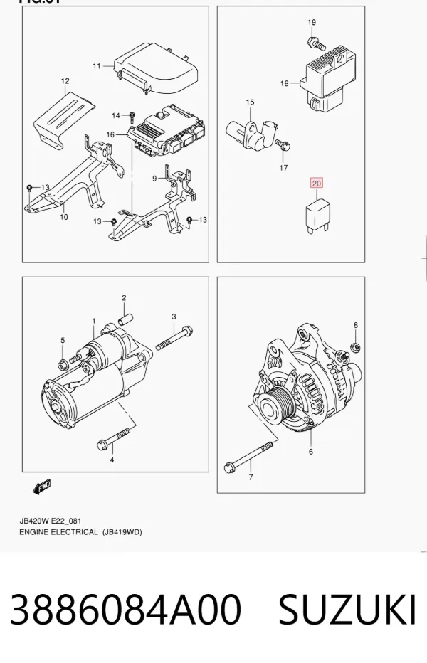  3886084A00 Suzuki