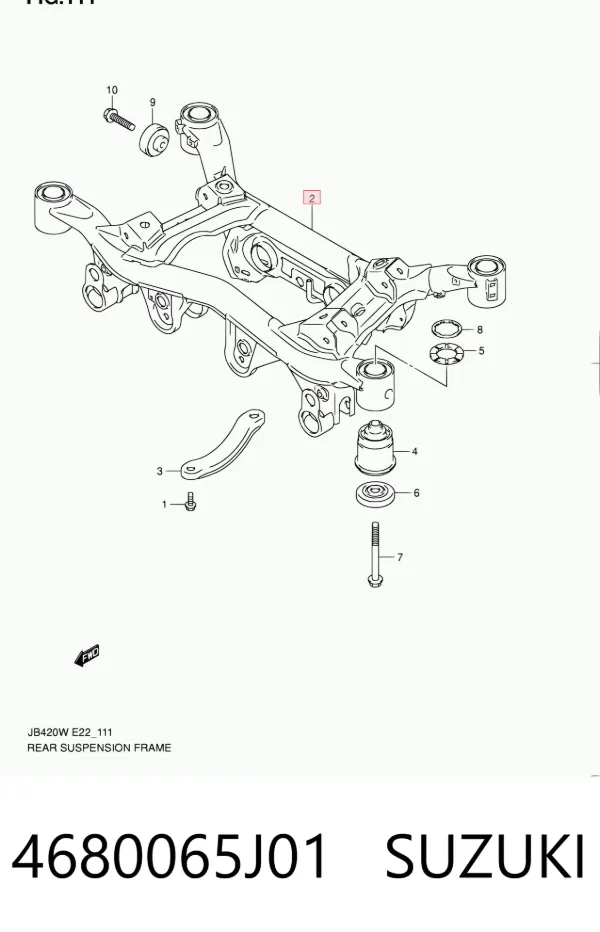 Puente trasero Suzuki Grand Vitara JB