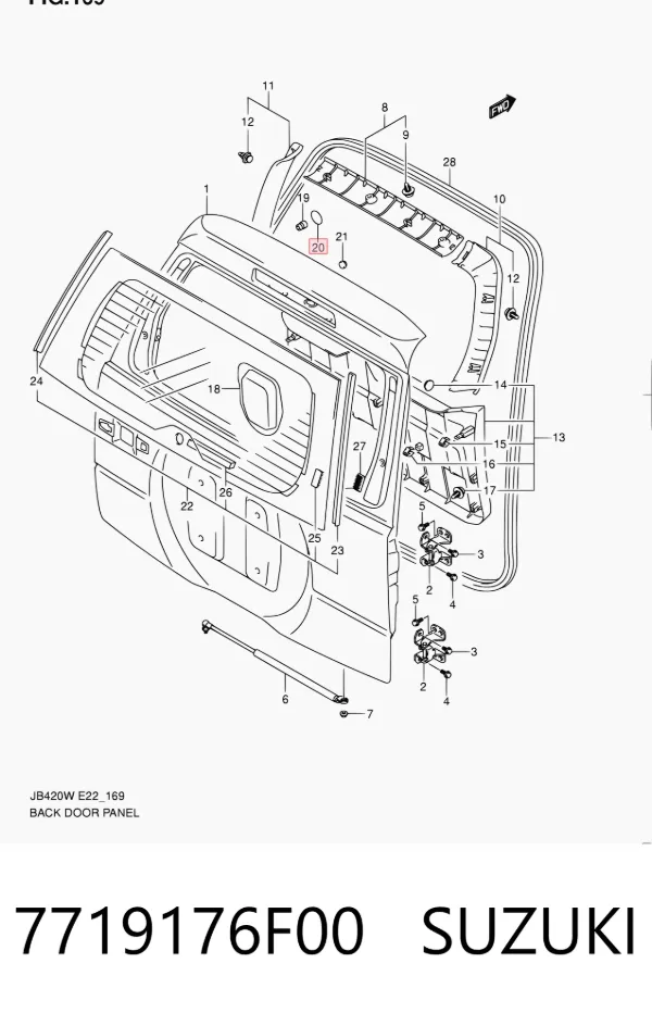  7719176F00 Suzuki