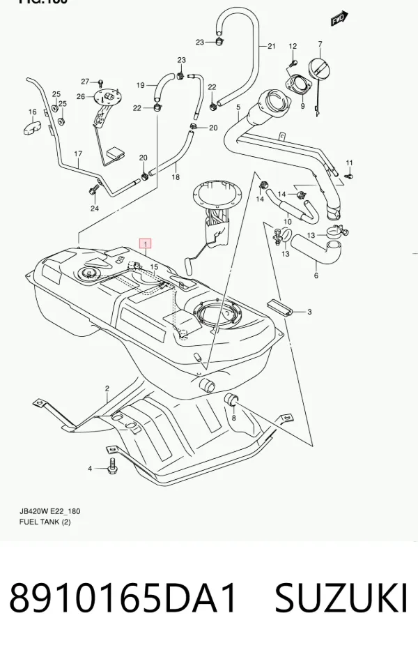 Depósito de gasolina Suzuki Grand Vitara JB