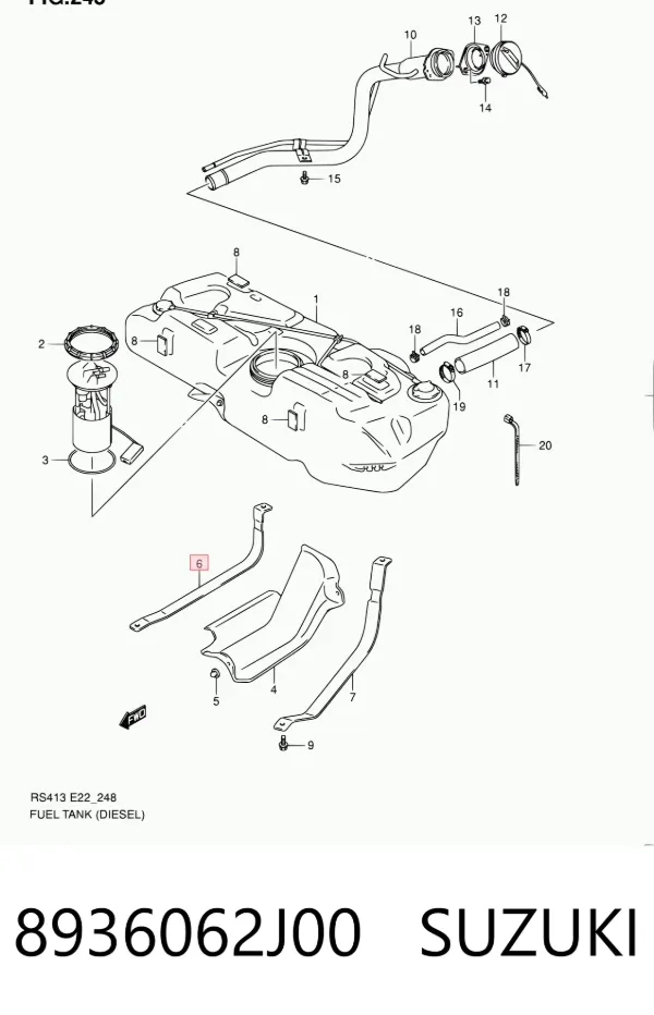  8936062J00 Suzuki