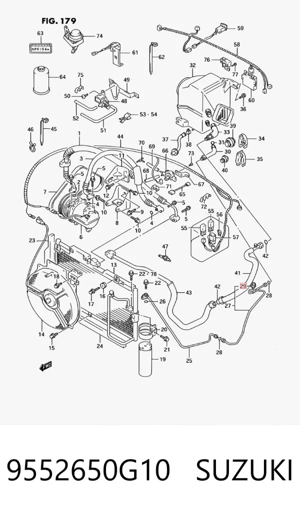  9552650G10 Suzuki