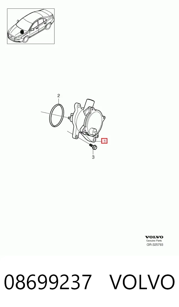 Bomba de vacío 08699237 Volvo
