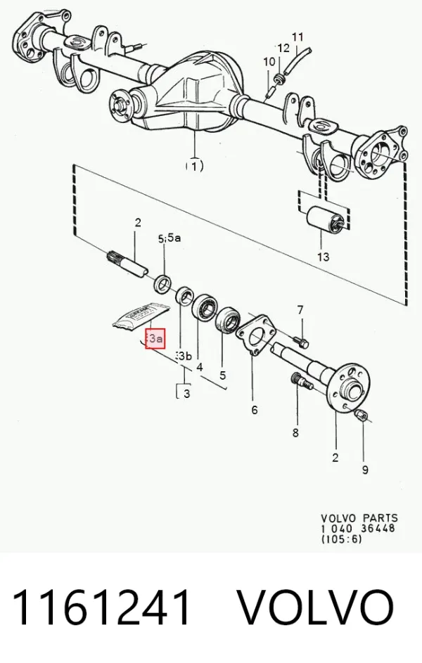 Grasa para rodamientos y juntas homocinéticas 1161241 Volvo